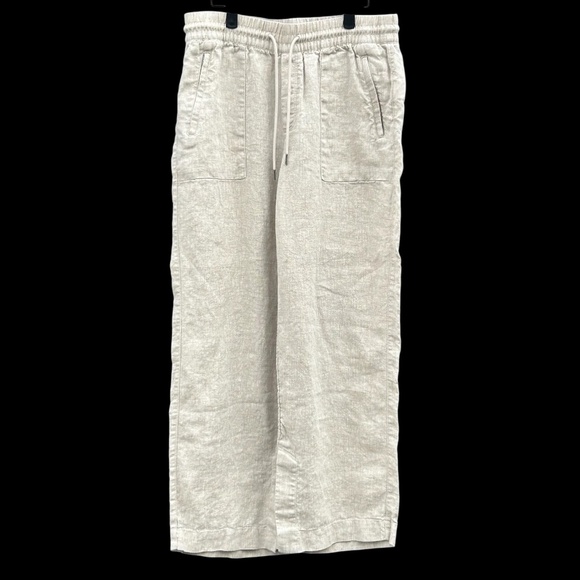 Athleta Retreat Linen High Rise Wide Leg Pants - Picture 12 of 13